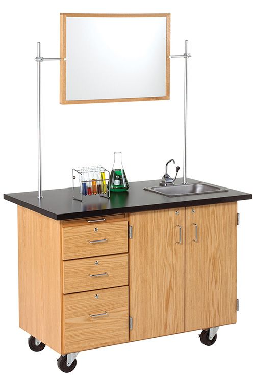 Diversified Spaces Mobile Workstation with Storage