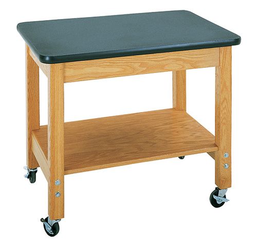 Diversified Spaces Mobile Demo Cart with Plastic Laminate Top