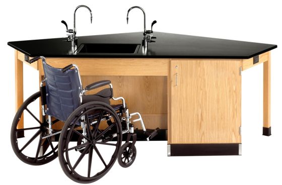 Diversified Spaces Forward Vision I with Fixtures & Cabinet - ADA, Epoxy Top