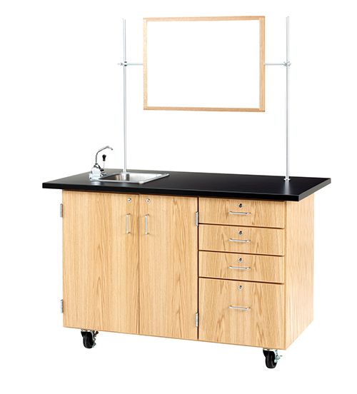 Diversified Spaces Extra Large Mobile Workstation with Storage
