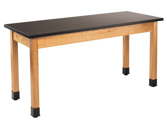 NPS® Wood Science Lab Table, 30"x60"x36", Chemical Resistant Top