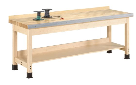 Diversified Spaces Auxiliary Wall Workbench - 32" Height - 24" x 144"