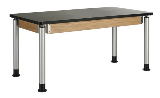 Diversified Spaces Adjustable Height Science Table with Laminate Top-24" x 60"