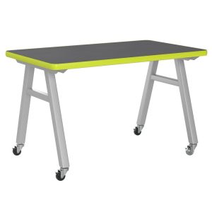 Diversified Spaces Avenuu A-Frame Table, HPL Top, 60" W x 36" D