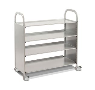 Gratnells Callero Plus Flat Shelf Cart with Casters