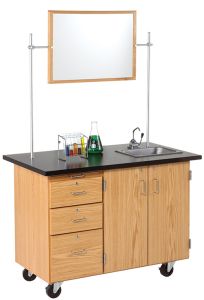 Diversified Spaces Mobile Workstation with Storage