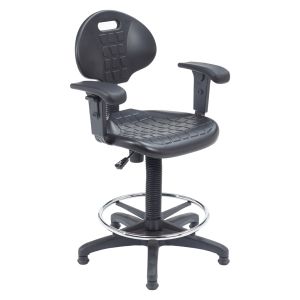 NPS Kangaroo 300 LB Heavy Duty Shop Stool with Arms