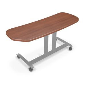 MooreCo Hierarchy Grow & Roll Table – Bean, 26.5" – 42.3"H x 66"W x 24"D