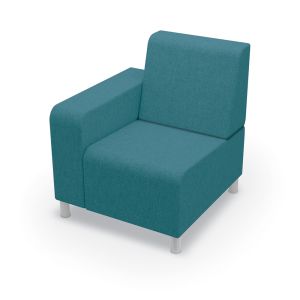 MooreCo Phoeby Indoor Chair, Right Arm, Legs