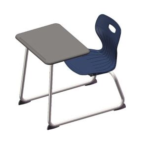 USACapitol Euroflex 16" H Hard Plastic Dual-Entry Combination Desk - 18" D x 24" W