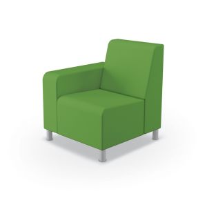 MooreCo Phoeby Outdoor Lounge Chair, Right Arm