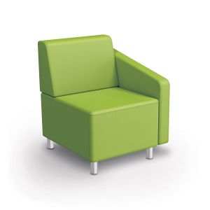 MooreCo Morris Kids Chair – Left Arm, 29"H x 22.9"W x 24.5"D