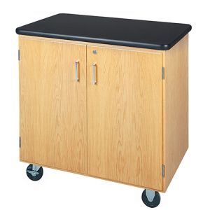 Diversified Spaces Mobile Storage Cabinet with ChemGuard Top