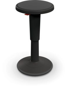 MooreCo Hierarchy Height Adjustable Grow Stool- Tall Stool - Black