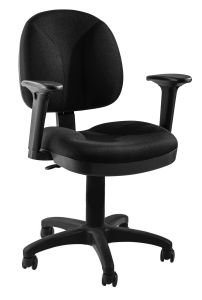 National Public Seating Comfort Task Chair with Arms, 18"-22" Height - Model CTC-A