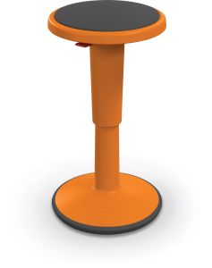 MooreCo Hierarchy Height Adjustable Grow Stool- Tall Stool - Orange