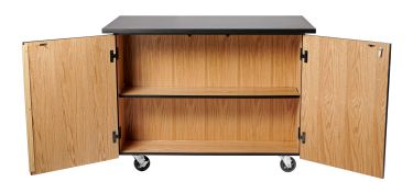 National Public Seating Mobile Science Cabinet - Microscope Cabinet Cart with Chemical Resistant Top - Model MSC05-C