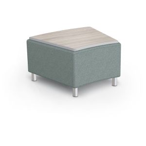 MooreCo Morris 22.5º Wedge Bench – Table Top, 16"H x 33"W x 29.5"D