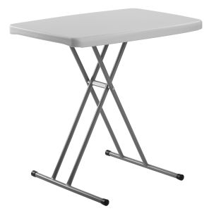 Commercialine® 20 x 30 Height Adjustable Personal Folding Table, Speckled Grey - Model PT3020