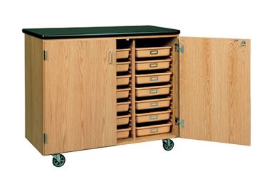 Diversified Spaces Mobile Tote Storage Cabinet