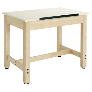 Diversified Spaces Art/Drafting Table - Plain Apron - 1-Piece "No Pinch" Laminate Top - 24" x 36" x 30"