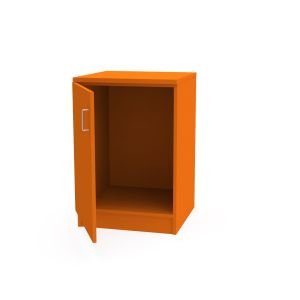 REplay® Modular Base Cabinet Unit with Left Hinged Single Door, Empty Interior, and Adjustable Levelers - 18"W x 23"D x 35.5"H
