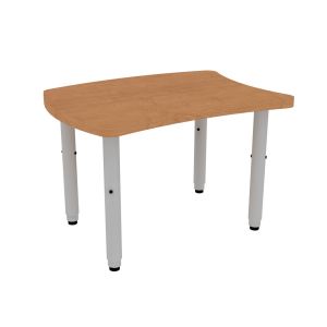 ELO® Loyal XL 23"D x 31"L Student Desk with 3mm Edge HPL Top and 2" Universal Junior Pin Adjustable Straight Round Legs