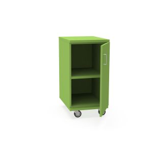REplay® Mobile Base Cabinet Unit with Right Hinged Single Door, Adjustable Shelf, and Casters - 24"W x 23"D x 35.5"H