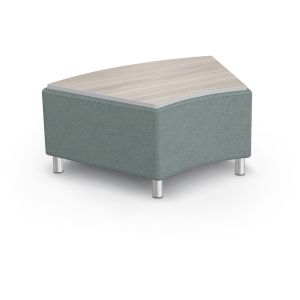 MooreCo Morris 45º Wedge Bench – Table Top, 16"H x 45"W x 29.5"D