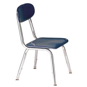 USACapitol Legacy H-Frame Hard Plastic Chair, Adjustable 12” - 16”