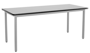 NPS® Heavy Duty  Steel Table, Grey Frame, 30 x 72, HPL Top