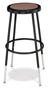 4 PACK NPS Black Lab Stool - 25" - 33" Adjustable Height