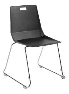 National Public Seating LūvraFlex Chair - Black - Model LVC10-11