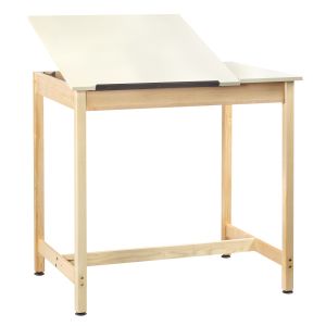 Diversified Spaces Plain Art/Drafting Table - Basic 2-Piece Laminate Top - 30" x 42"