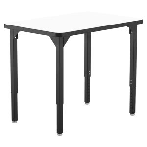 NPS® Heavy-Duty Activity Table / Student Desk, 24" x 36" Rectangle, Whiteboard Top