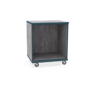 REplay® Mobile Open Base Cabinet Unit with Empty Interior, and Casters - 36"W x 23"D x 35.5"H