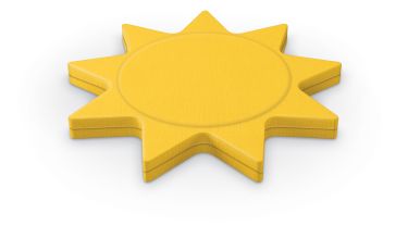 MooreCo Constellation All Foam Floor Pad, Sun