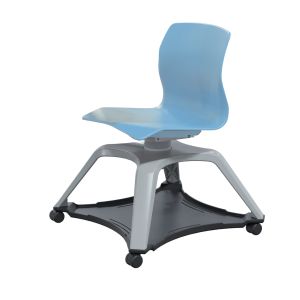 MooreCo Seed Enroll Chair (18") / Hard Casters, 33.1"H x 25.6"W x 25.6"D