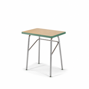 USACapitol Aptitude Student Desk with XL Laminate Top and Spray Edge, Fixed Height 29.5” - 20" D x 27" W