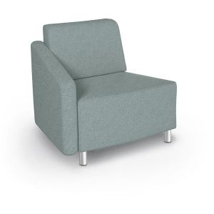 MooreCo Morris 22.5º Outside Wedge Chair – Right Arm, 34.5"H x 37"W x 29.5"D