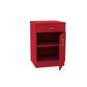 REplay® Modular Base Cabinet Unit with Single Drawer Over Right Hinged Single Door, Adjustable Shelf, and Adjustable Levelers - 24"W x 23"D x 35.5"H