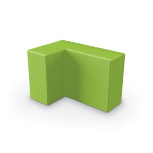 MooreCo Tinker All Foam Ottoman, Comfy Block L