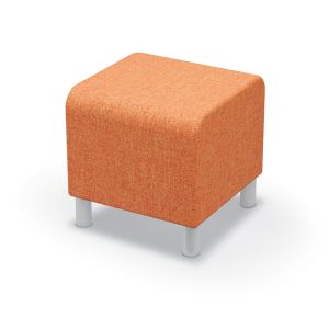 MooreCo Phoeby Indoor Ottoman, Small, Legs