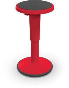 MooreCo Hierarchy Height Adjustable Grow Stool- Tall Stool - Red