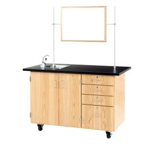 Diversified Spaces Extra Large Mobile Demo Center with Sink & Fixtures