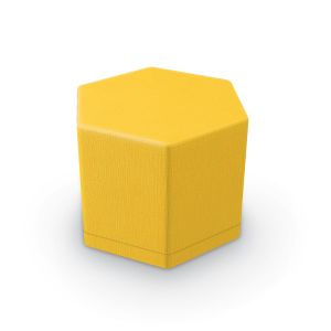 MooreCo Tinker All Foam Ottoman, Hex