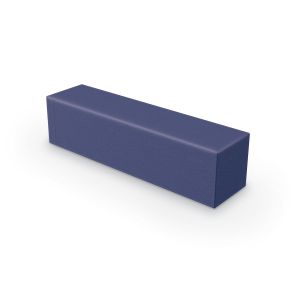 MooreCo Tinker All Foam Ottoman, Comfy Block I