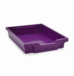 8 Pack Gratnells Storage Tray - F1 Shallow - Purple