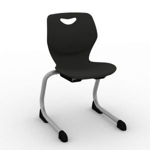 Sconnie Stackable Student Chair, 14" Seat Height, Cantilever Legs