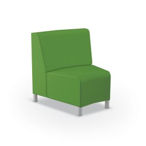 MooreCo Phoeby Outdoor Infacing Curved Lounge Chair, No Arms